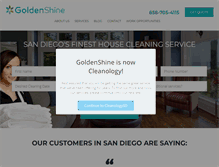 Tablet Screenshot of goldenshine.com